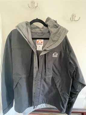 Sorel Black & Gray Hooded jacket